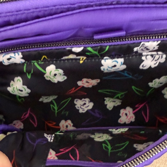 Lug Women's Bold Purple Quilted Crossbody Bag Mini Ranger - Picture 6 of 7